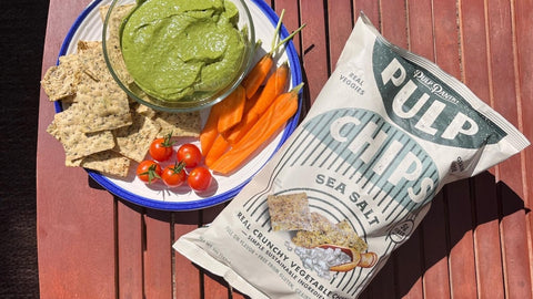 #PulpPantryRaid Carrot Top Chimichurri Creamy Dip