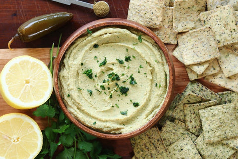 Recipe: Make Healthy Pickled Jalapeño Hummus From Scratch at Home