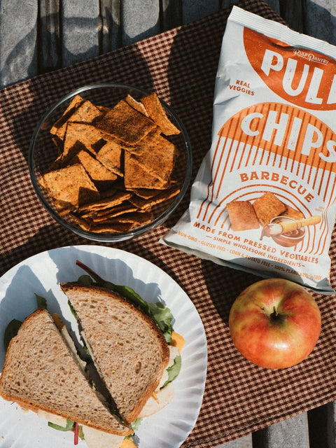 Spicy Barbecue - Pulp Pantry Corn Free, Grain Free, Gluten Free, Vegan Veggie Chips Healthy Tortilla Chips