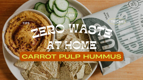 Zero Waste Recipes: Carrot Pulp Hummus