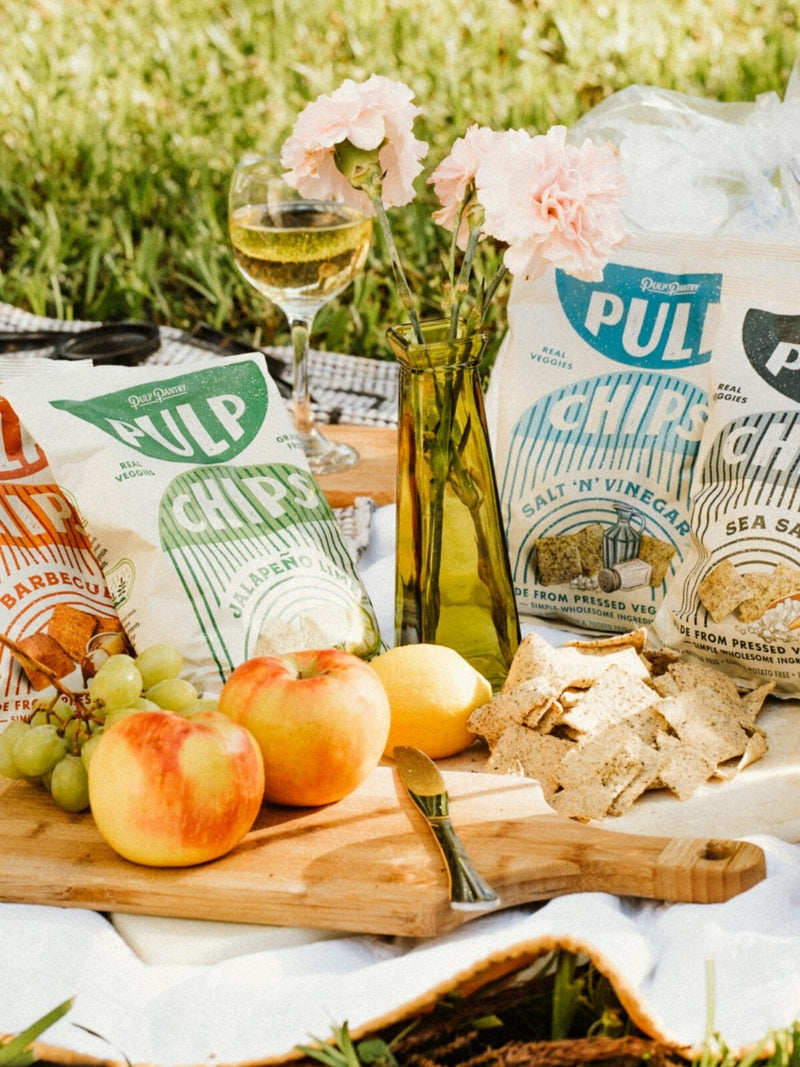 Pulp Chips Pulp Pantry Corn Free, Grain Free, Gluten Free, Vegan Veggie Chips Healthy Tortilla Chips